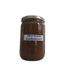 ŞEKERSİZ EKŞİ ELMA MARMELATI (650GR)